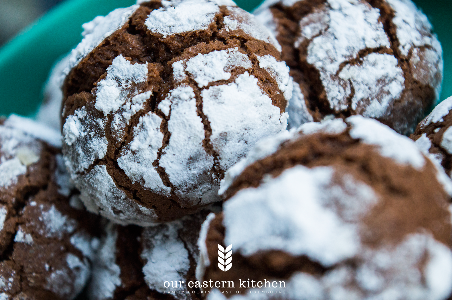 Our Eastern Kitchen - Simple Chocolate Crackle Cookies - Recipe - Food Photography